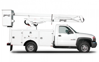 Dur-a-lift Articulating nonovercenter bucket truck DFSL